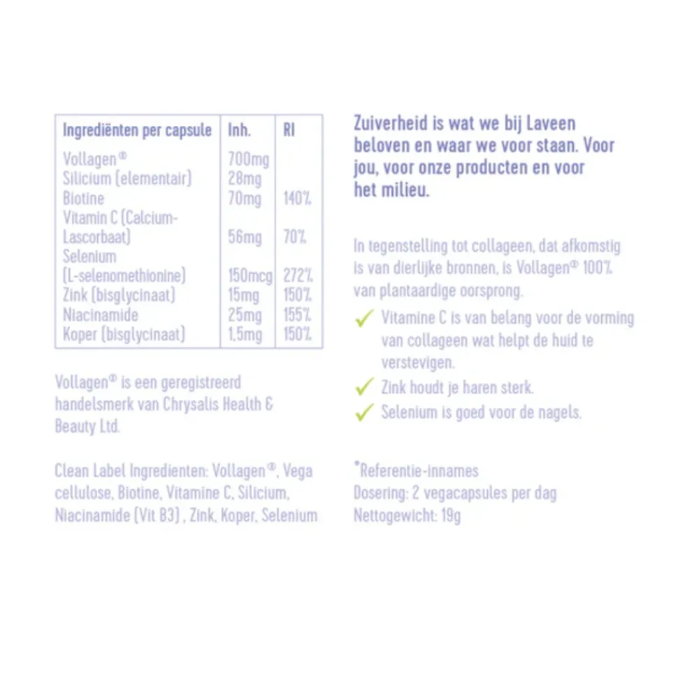 Vega Collageen Multi+ 60 vegacapsules^Laveen Online