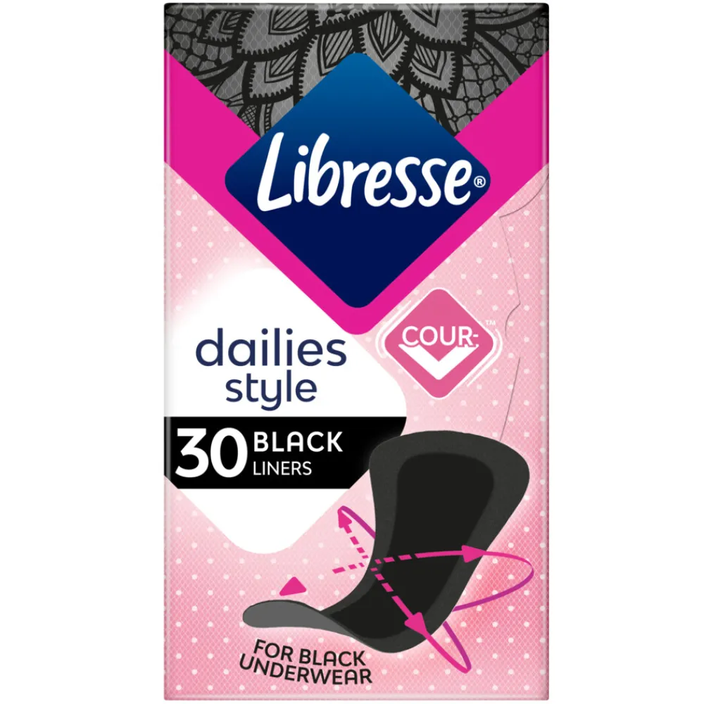 Intiemhygiëne<Libresse Inlegkruisjes Zwart 30 stuks
