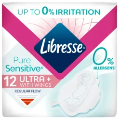 Online Pure Sensitive Ultra+ Maandverband met vleugels 12 stuks Intiemhygiëne