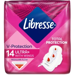Intiemhygiëne<Libresse Ultra+ Regular Maandverband met Vleugels 14 stuks