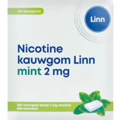 Stoppen Met Roken<Linn Nicotine Kauwgom Mint 2 mg 204 stuks
