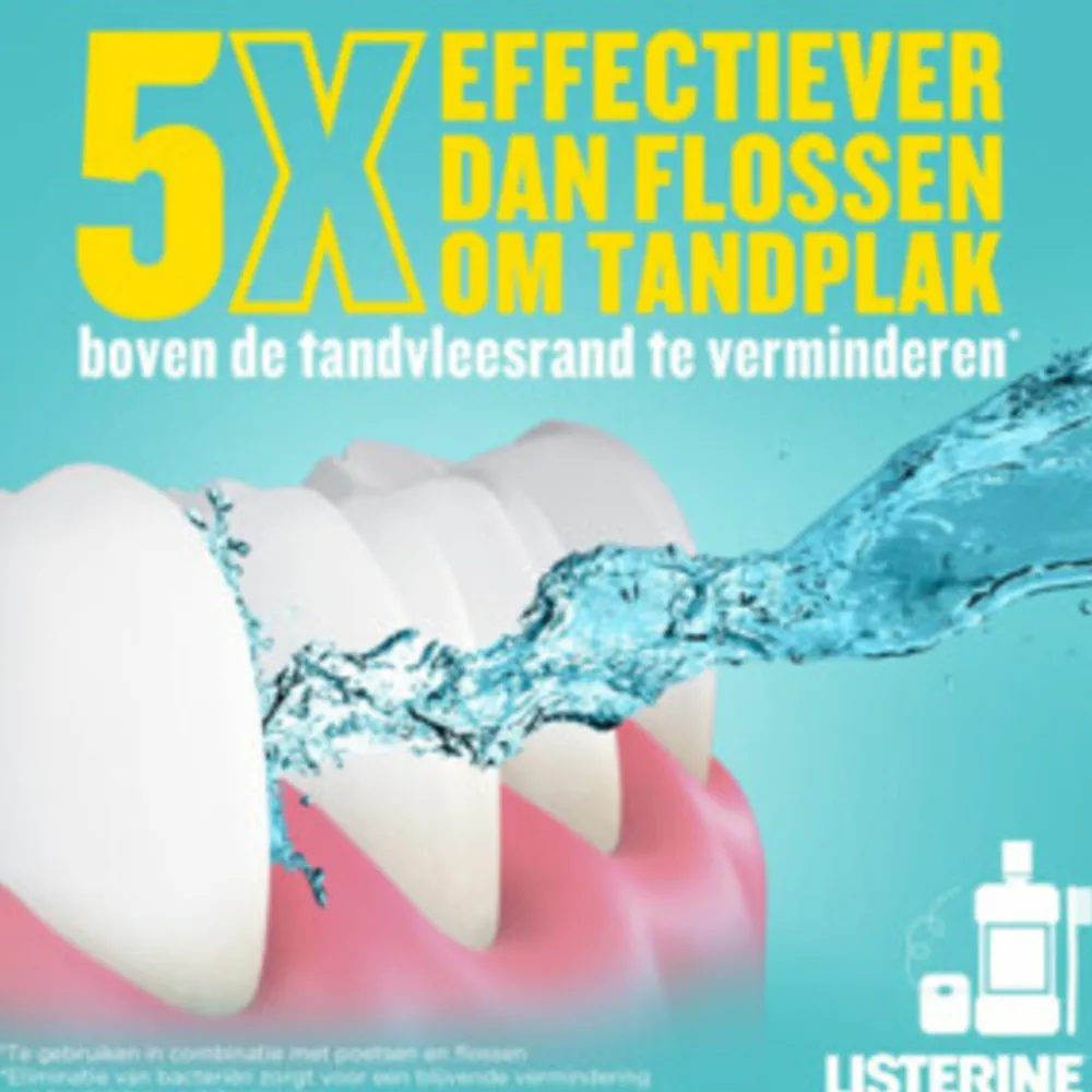 Spoelen & Poetsen<Listerine Mondwater Cool Mint Milde Smaak Zonder Alcohol 500 ml