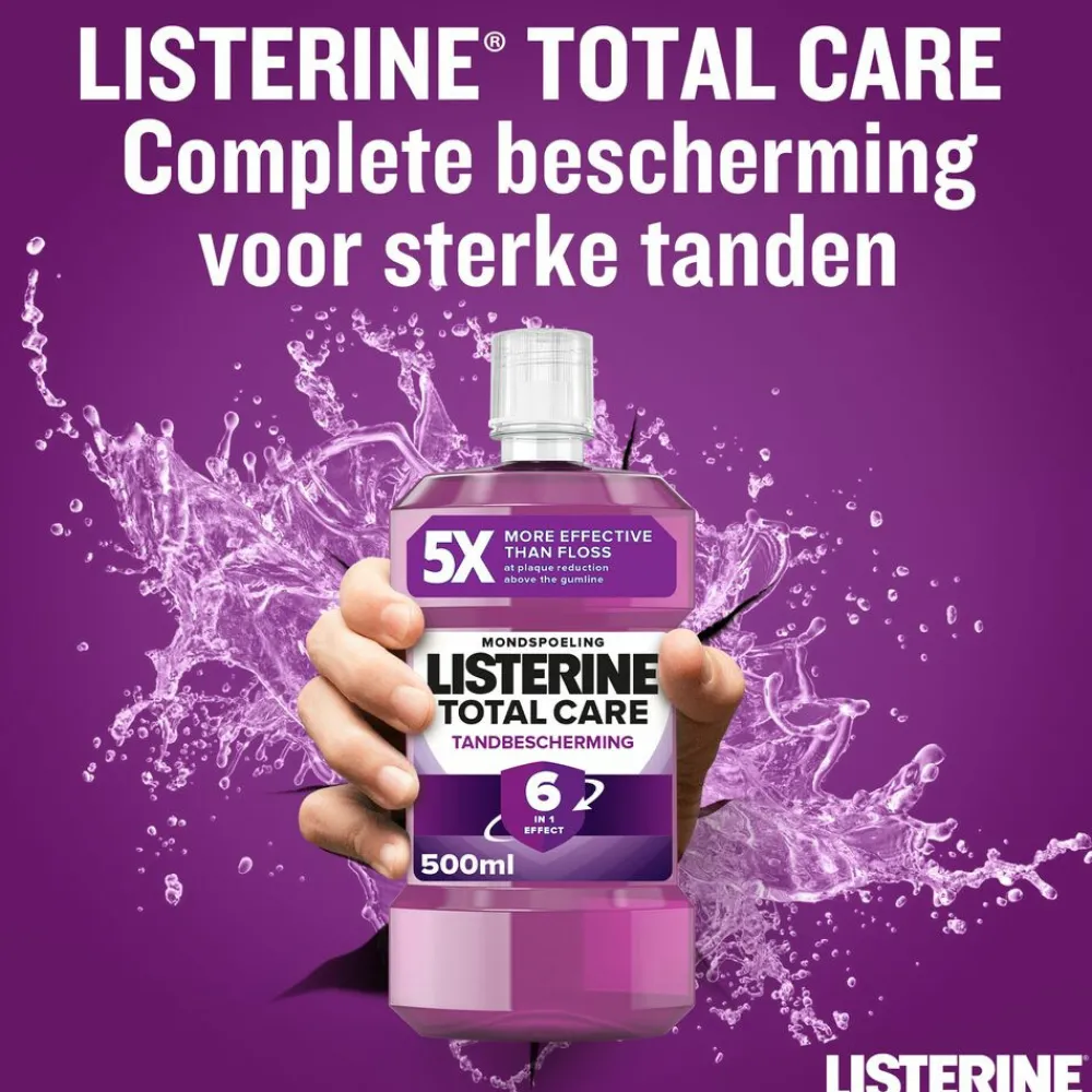 Spoelen & Poetsen<Listerine Mondwater Total Care Tandbescherming 500 ml