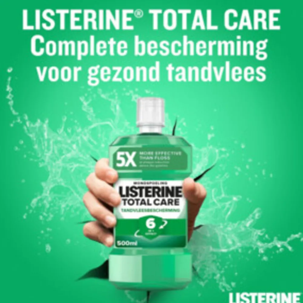 Spoelen & Poetsen<Listerine Mondwater Total Care Tandvleesbescherming 500 ml
