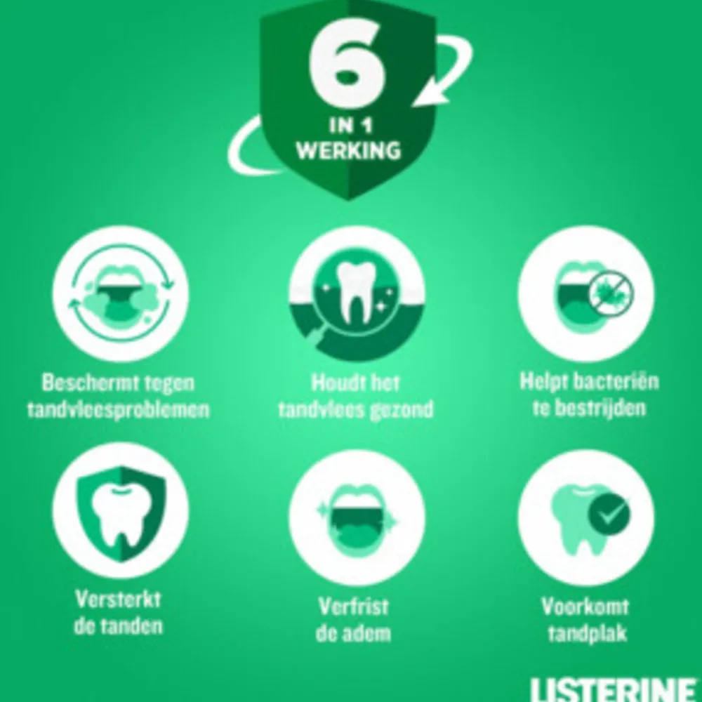 Spoelen & Poetsen<Listerine Mondwater Total Care Tandvleesbescherming 500 ml