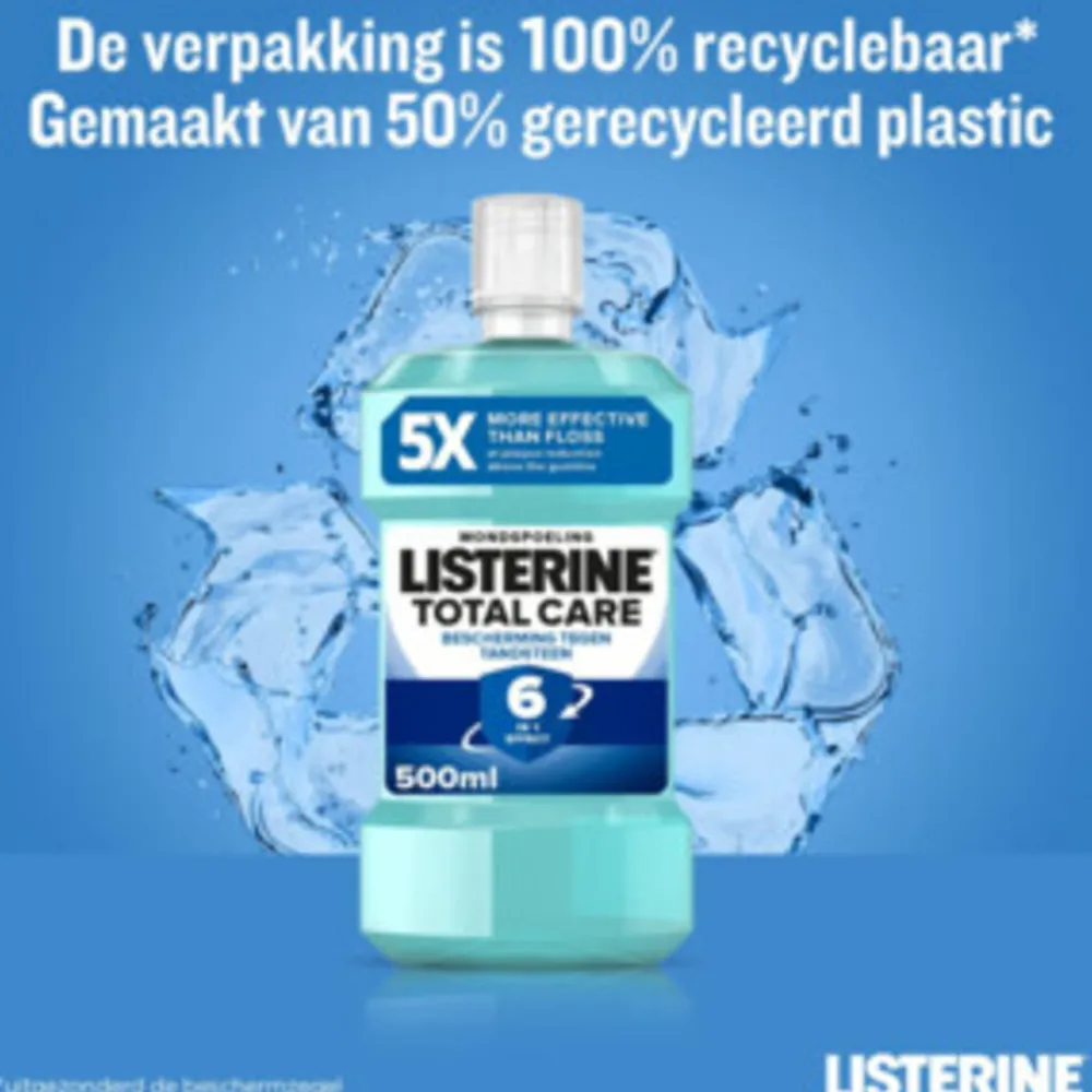 Total Care Bescherming Tegen Tandsteen 500 ml^Listerine New