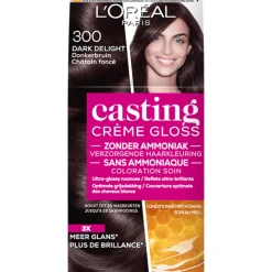 Best L'Oréal Casting Crème Gloss Semi-Permanente Haarkleuring 300 Donkerbruin Haarkleuring