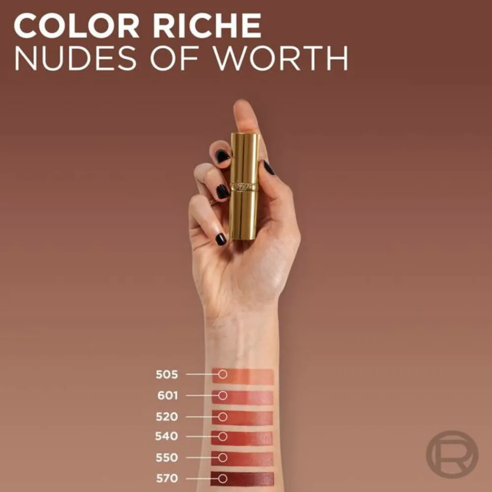 Lipstick<LOréal L'Oréal Color Riche Satin Nude Lippenstift 540 Unstoppable 4,54 gr