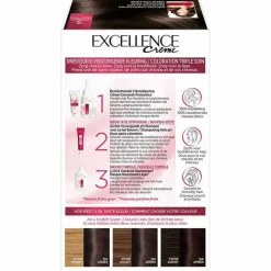 Haarkleuring<LOréal L'Oréal Excellence Crème Permanente Crèmekleuring 3 Donkerbruin