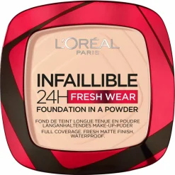 L'Oréal Infaillible 24H Fresh Wear Foundation Poeder 180 Rose Sand 8 gr Foundation