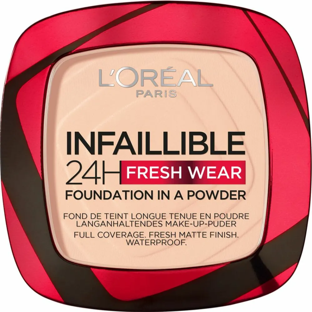 L'Oréal Infaillible 24H Fresh Wear Foundation Poeder 180 Rose Sand 8 gr Foundation