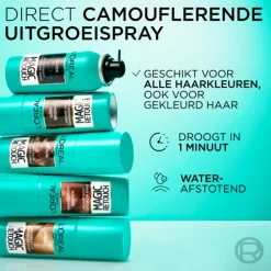 Haarkleuring<LOréal L'Oréal Magic Retouch Uitgroeispray Donkerbruin 75 ml