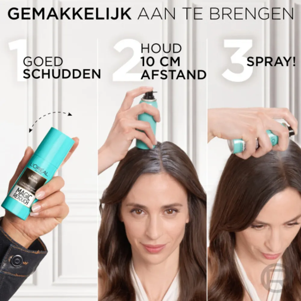 Haarkleuring<LOréal L'Oréal Magic Retouch Uitgroeispray Middenblond 75 ml
