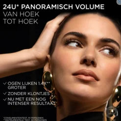 New L'Oréal Mascara Panorama All Night Black - zwart 10 ml Mascara