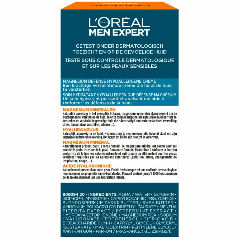 Clearance L'Oréal Men Expert Magnesium Defence Dagcrème 50 ml Dag- & Nachtcrème