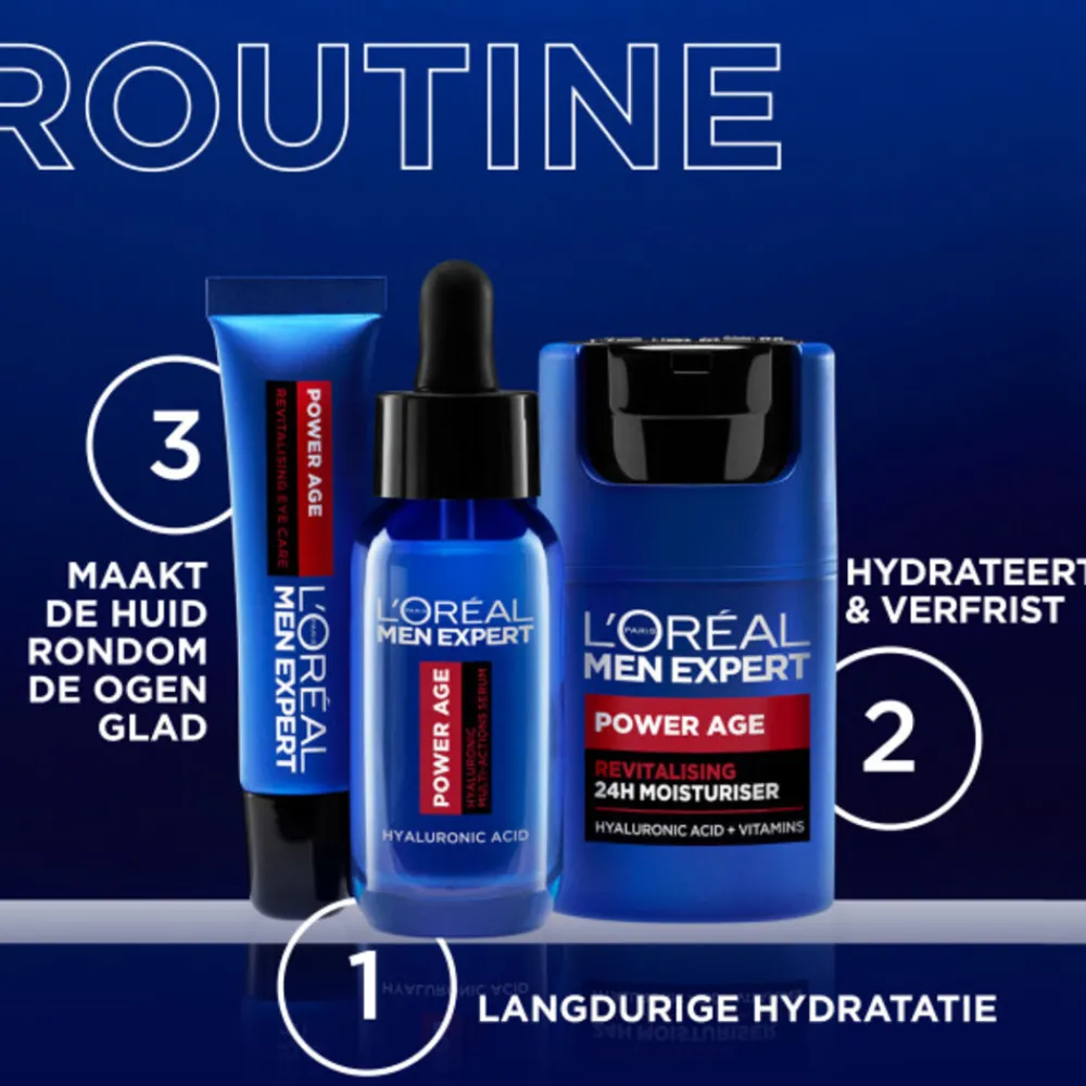 Dag- & Nachtcrème<LOréal L'Oréal Men Expert Power Age Revitaliserende 24H Gezichtscrème 50 ml