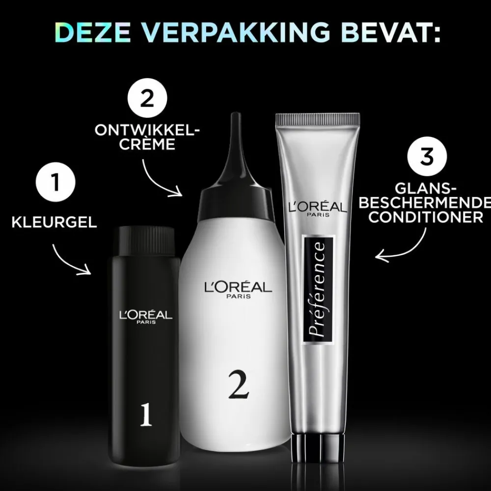 L'Oréal Preference Vivids Permanente Haarkleuring 3.161 Magnetic Plum^LOréal Discount