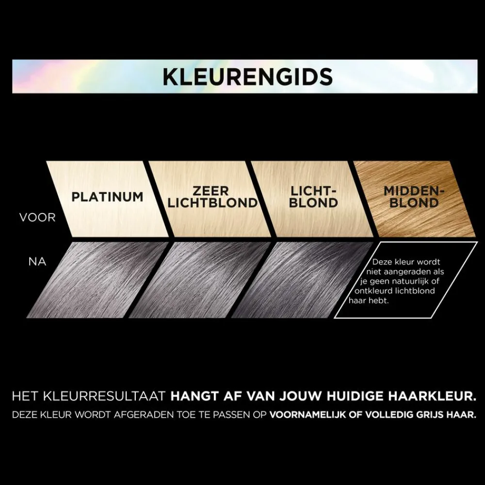 Online L'Oréal Preference Vivids Permanente Haarkleuring 9.112 Smokey Grey Haarkleuring