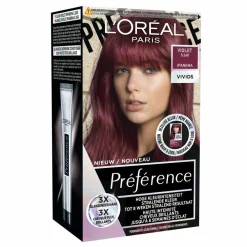 Clearance L'Oréal Preference Vivids Permanente Haarkleuring 5.260 Violet Haarkleuring
