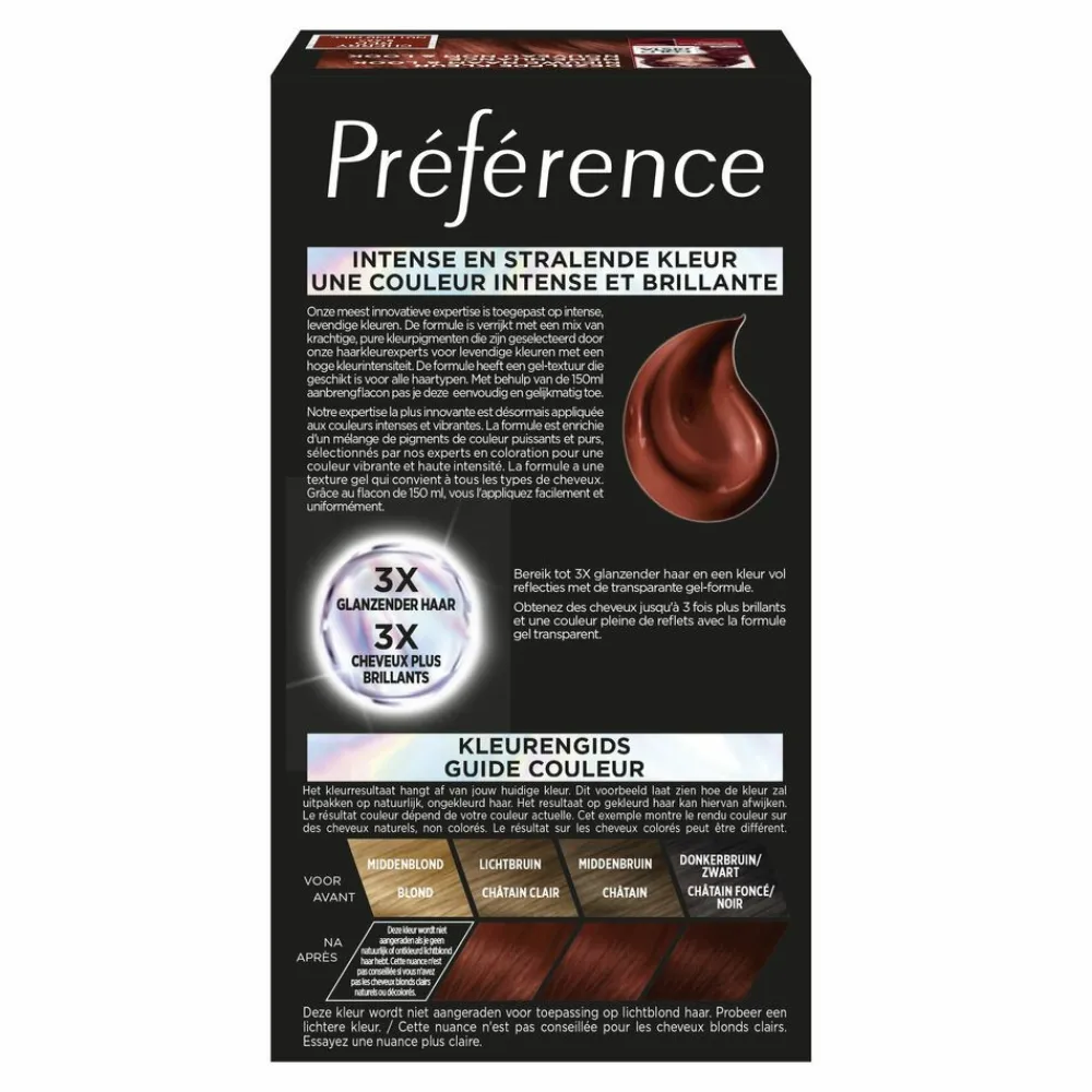 L'Oréal Preference Vivids Permanente Haarkleuring 5.664 Cherry Red^LOréal Best