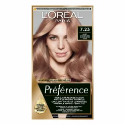 Haarkleuring<LOréal L'Oréal Préférence Permanente Haarkleuring 7.23 Rosegoud Blond
