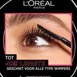 Mascara<LOréal L'Oréal Telescopic Lift Mascara Waterproof Black 9,9 ml