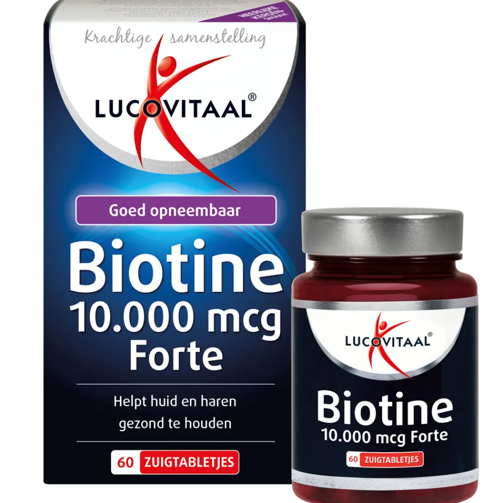 Hot Biotine 10.000 mcg Forte 60 zuigtabletten Vitaminen