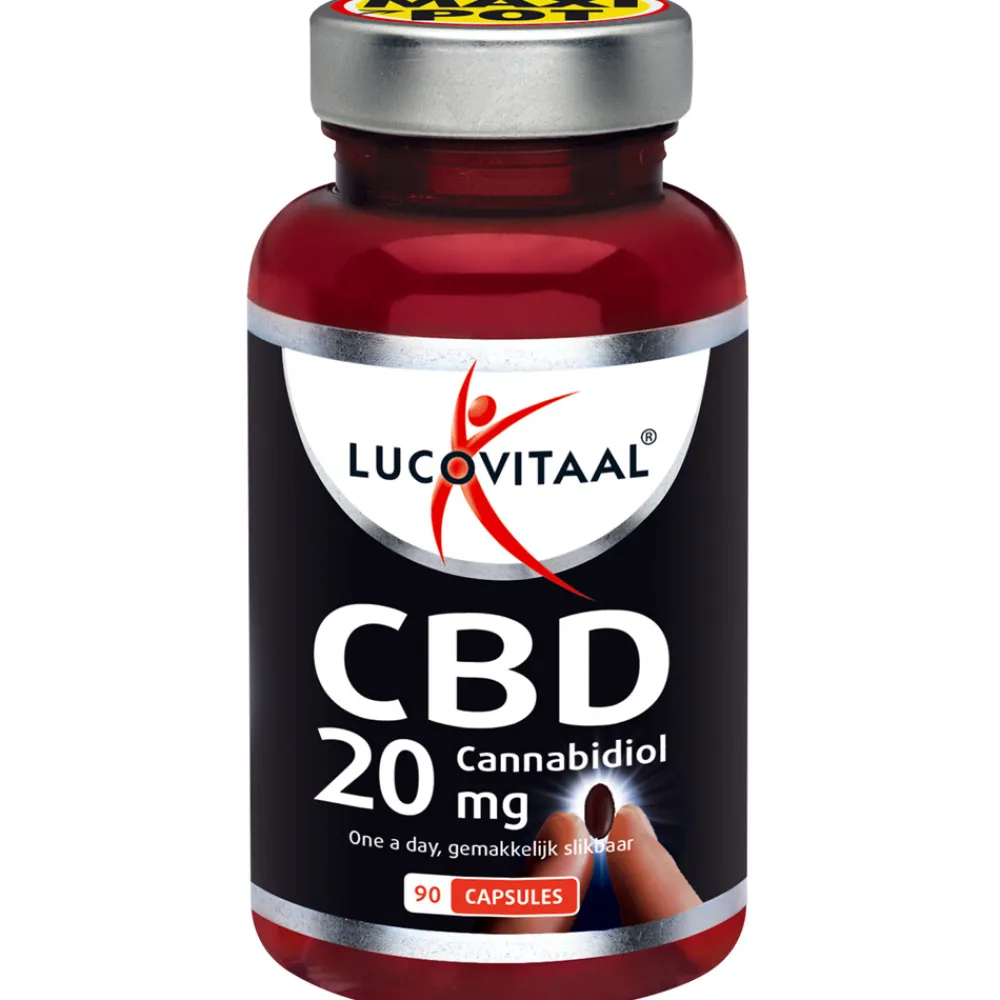 CBD Cannabidiol 20 mg 90 capsules^Lucovitaal New