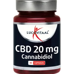 CBD Cannabidiol 20 mg 30 capsules^Lucovitaal