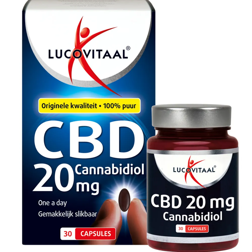 CBD Cannabidiol 20 mg 30 capsules^Lucovitaal
