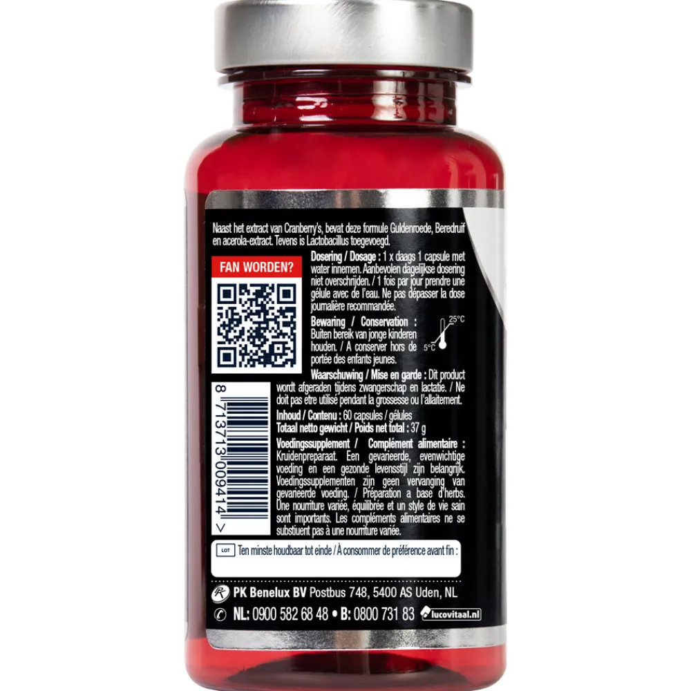 Cranberry X-tra 60 capsules^Lucovitaal Online