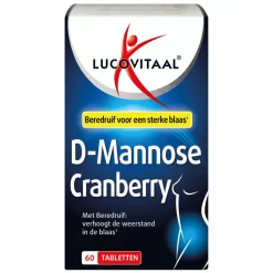 Organen<Lucovitaal D-Mannose Cranberry Blaasfunctie 60 tabletten