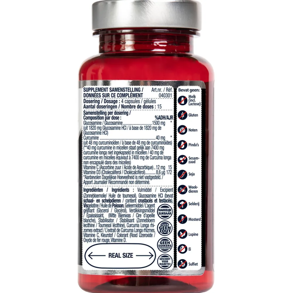 Speciale Bestanddelen<Lucovitaal Glucosamine Curcumine 1500/40mg 60 capsules