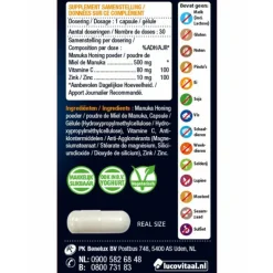 Manuka Honing Zink 30 capsules^Lucovitaal Outlet
