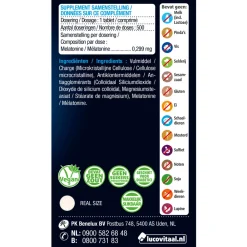 Speciale Bestanddelen<Lucovitaal Melatonine Puur 0.299mg 500 tabletten