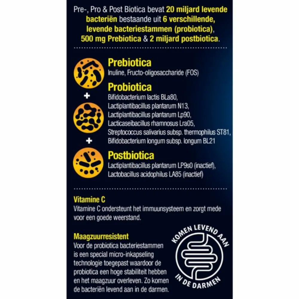 Speciale Bestanddelen<Lucovitaal Pre- Pro- Post Biotica 30 capsules