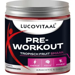 Sportvoeding & Drank<Lucovitaal Pre-Workout Tropisch Fruit 200 gr