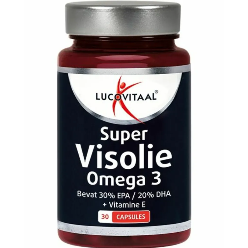 Speciale Bestanddelen|Hart, Bloed & Cholesterol<Lucovitaal Super Visolie Omega 3-6 30 capsules