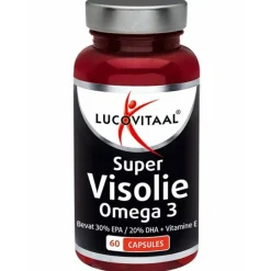 Hart, Bloed & Cholesterol|Speciale Bestanddelen<Lucovitaal Super Visolie Omega 3 60 capsules