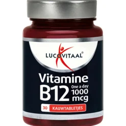 Vitamine B12 1000mcg 30 kauwtabletten^Lucovitaal Best