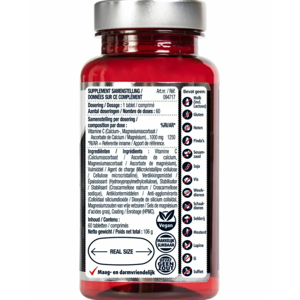 Vitaminen<Lucovitaal Vitamine C Gebufferd 60 tabletten
