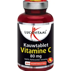Sale Vitamine C 80mcg Kauwtablet Citroen 800 tabletten Vitaminen