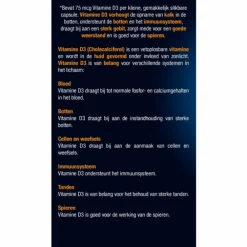 Vitaminen<Lucovitaal Vitamine D3 D3 75mcg (3000IE) Forte 365 capsules