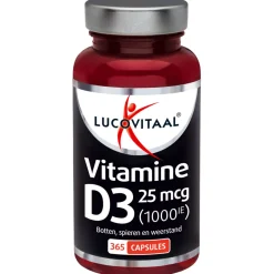 Outlet Vitamine D3 25mcg 365 capsules Vitaminen