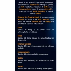 Vitamine D3 75mcg Forte 80 capsules^Lucovitaal Clearance