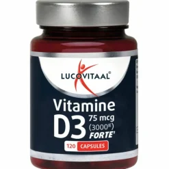 Vitaminen<Lucovitaal Vitamine D3 75mcg (3000IE) Forte 120 capsules