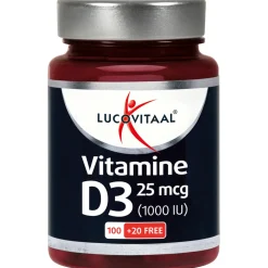 Hot Vitamine D3 25mcg 120 capsules Vitaminen