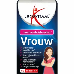 Vrouw Hormoonsupport 60 tabletten Voor Vrouw Of Man