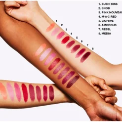 Lipstick<MAC Cosmetics Satin Lipstick Mac Red 3 gr