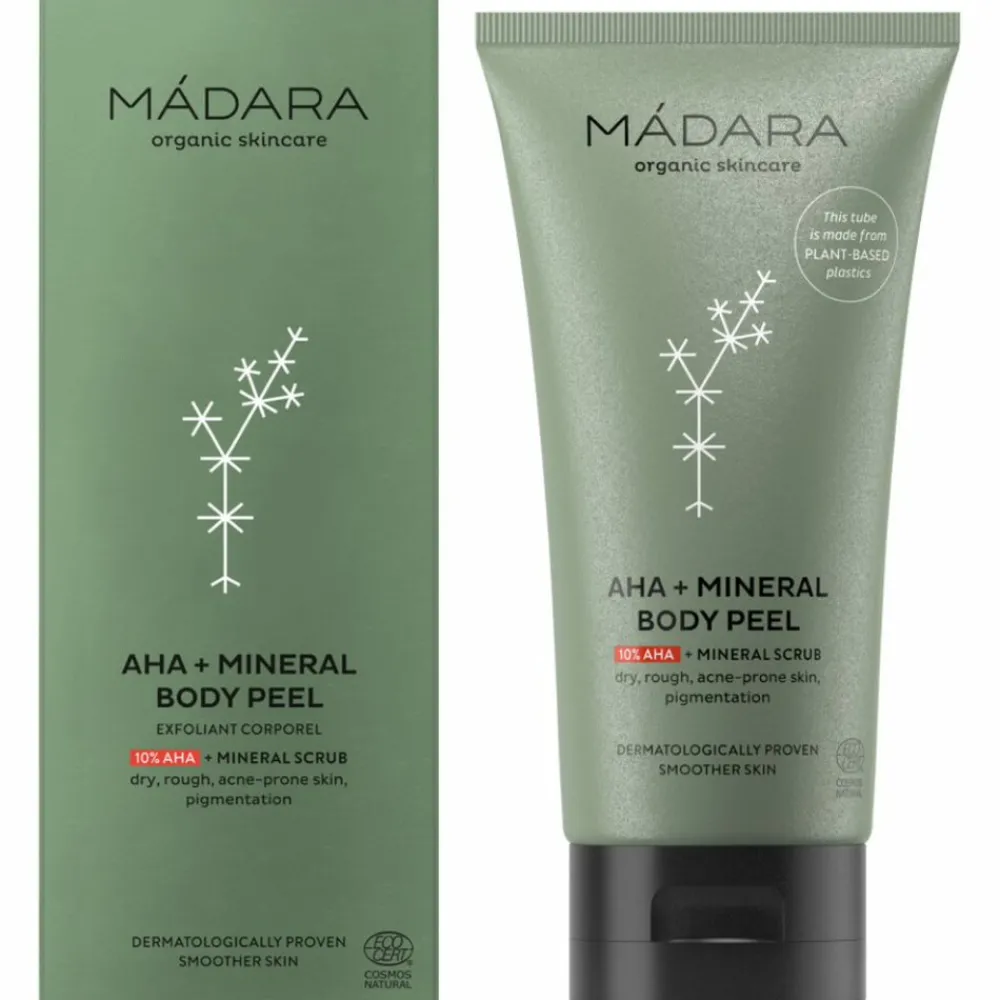 Aha+Mineral Lichaamspeeling 175 ml^Madara Discount